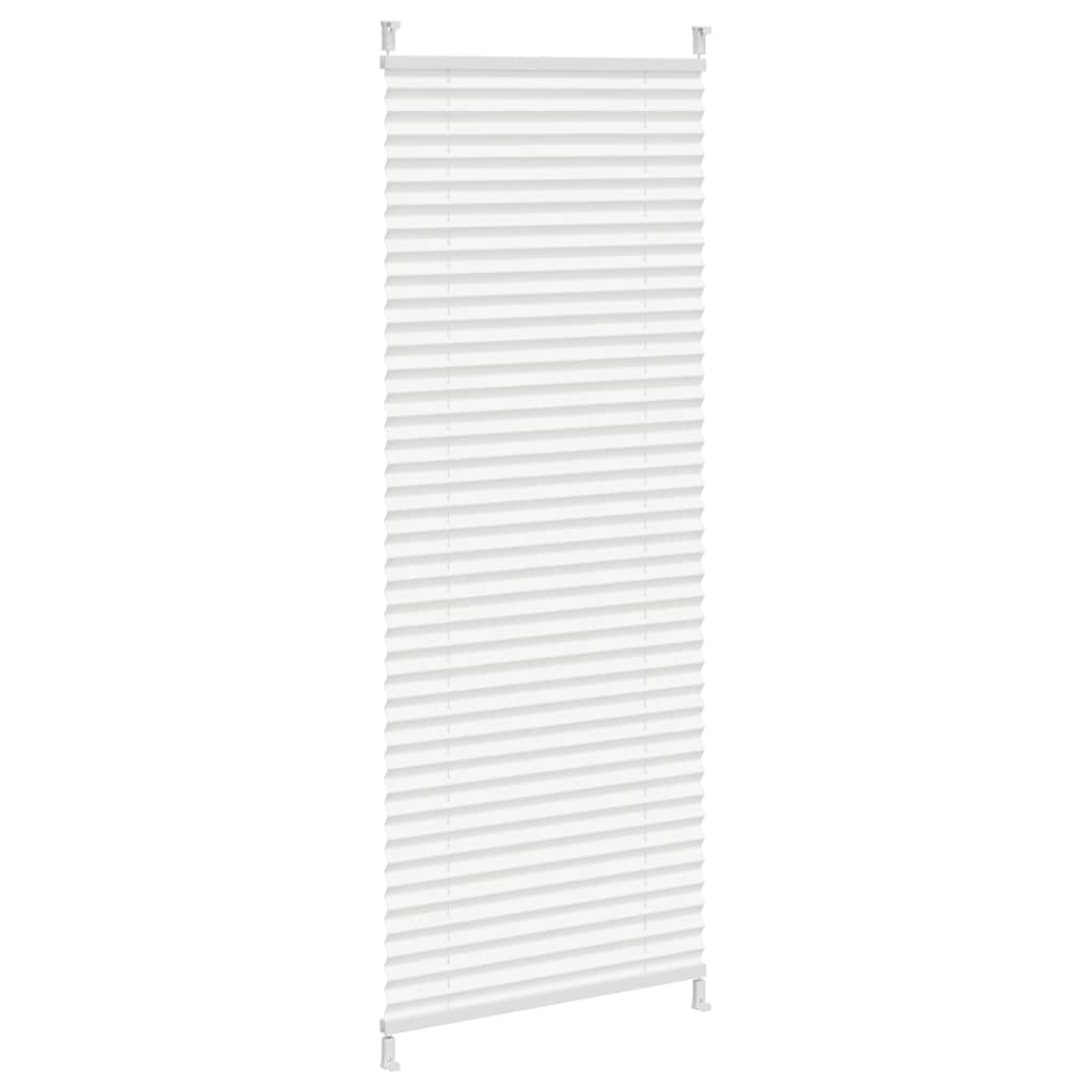 Plisse Blind 50x125cm White Pleated Blind